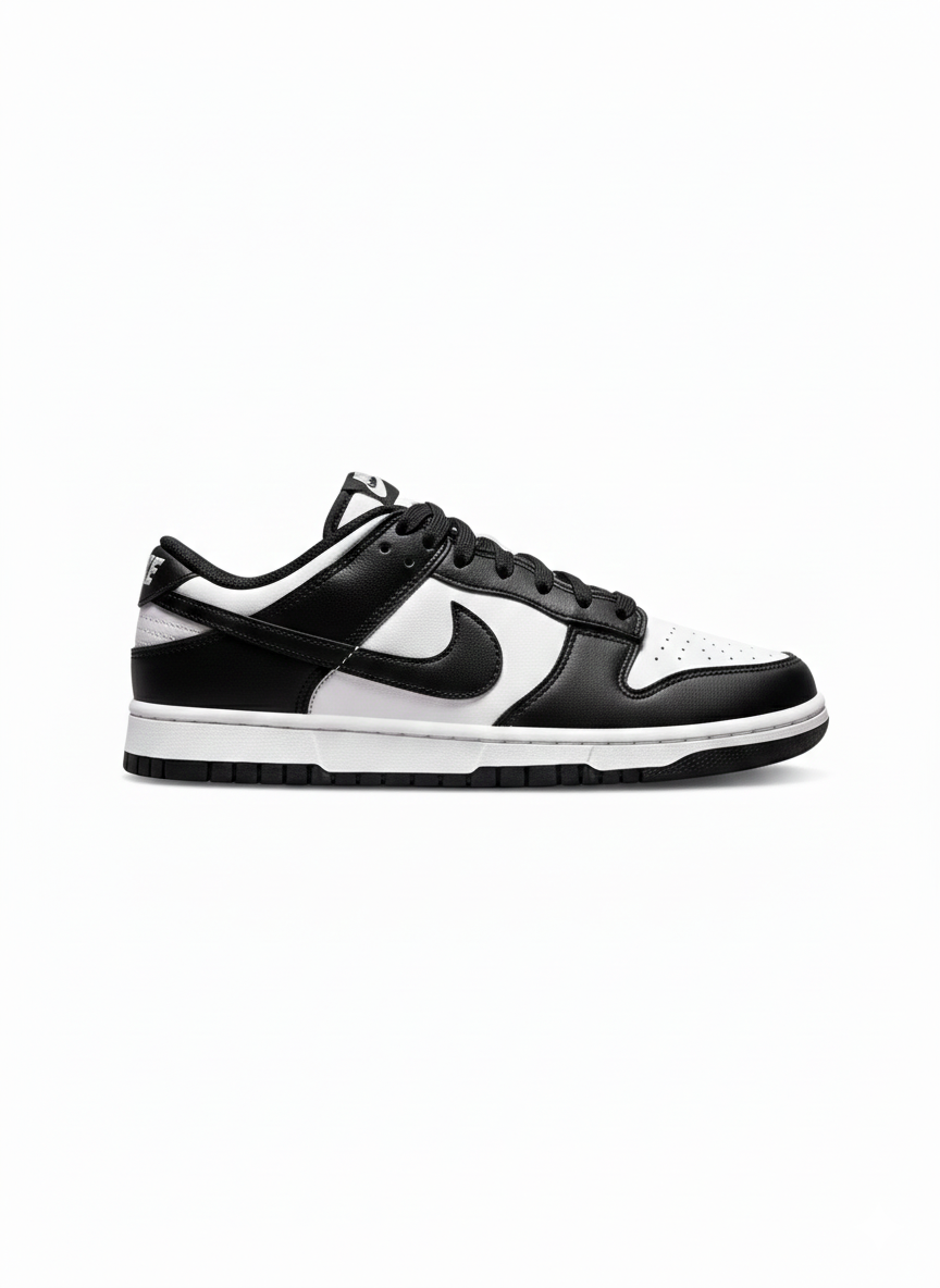 Nike Dunk Low Panda - Classic Black and White Sneakers for Men